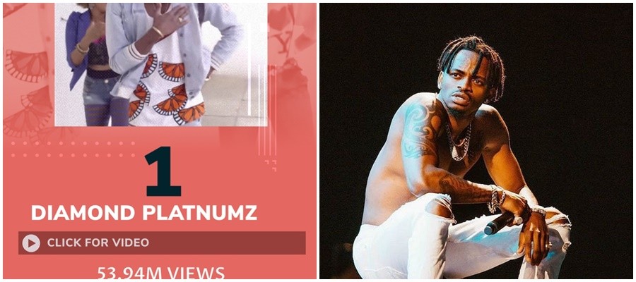 Diamond Platnumz Is Tanzanian's Most Streamed YouTube Artist | Netbuzz ...