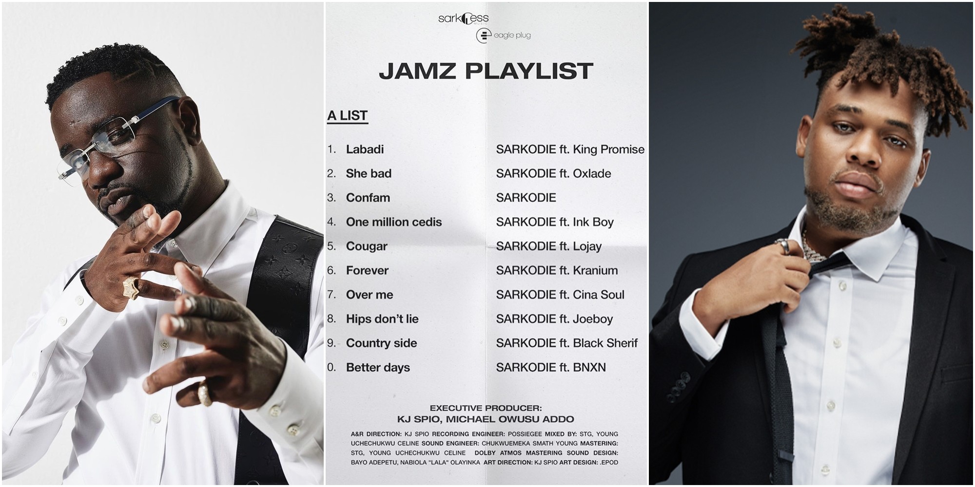 Sarkodie delivers brisk beats and cadences on Jamz Album