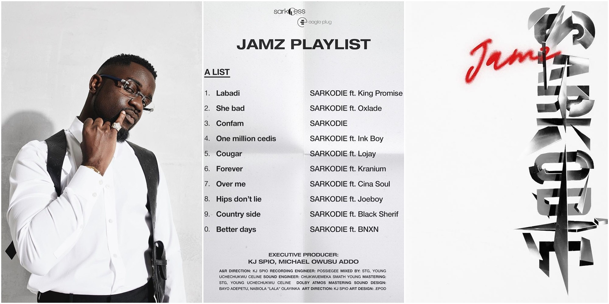 Sarkodie delivers brisk beats and cadences on Jamz Album
