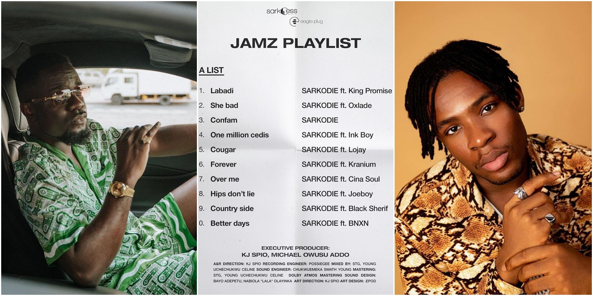 Sarkodie delivers brisk beats and cadences on Jamz Album