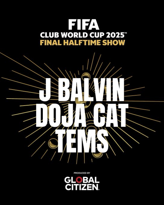 Tems Joins Doja Cat, J Balvin for FIFA’s First Halftime Concert